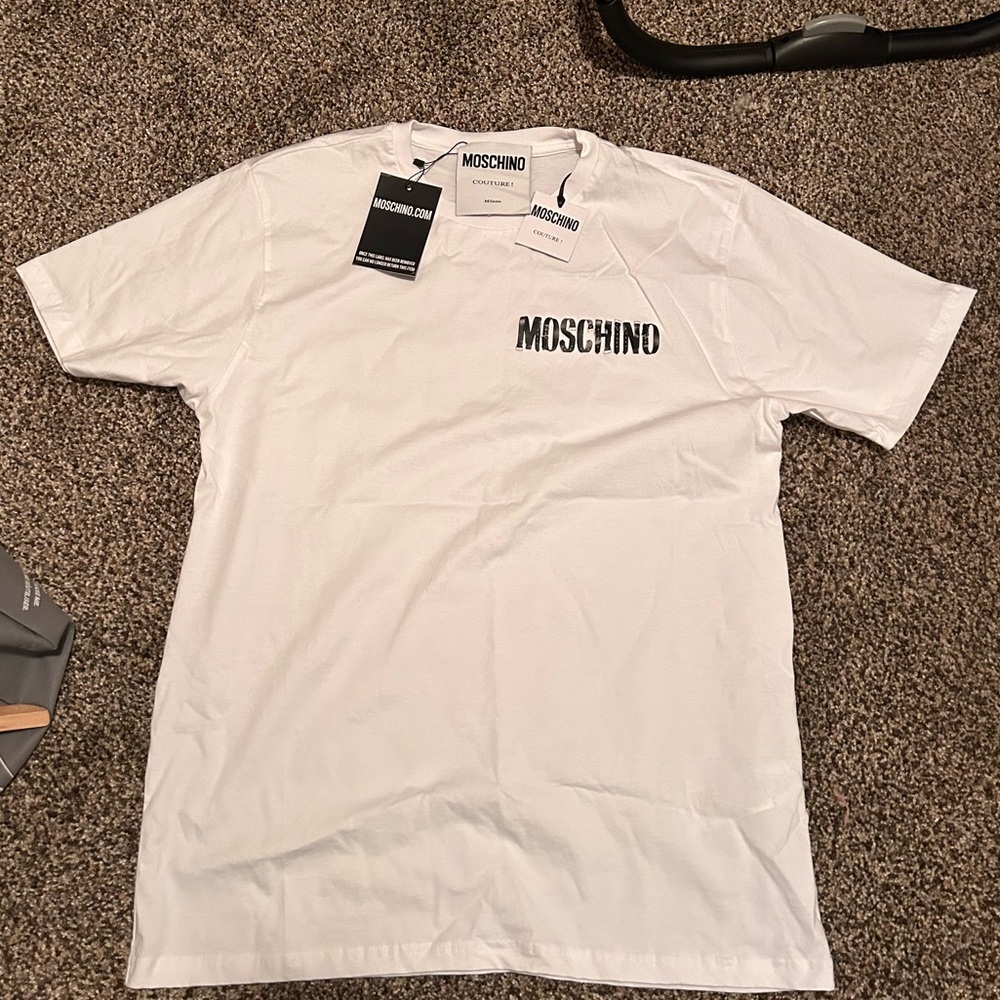 Moschino Short Sleeve Tee Classic Crew Neck
